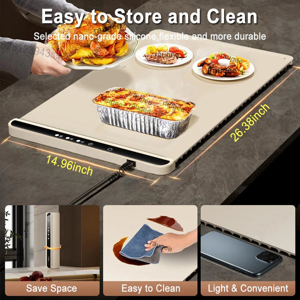 QuickWarm Folding Food Mat